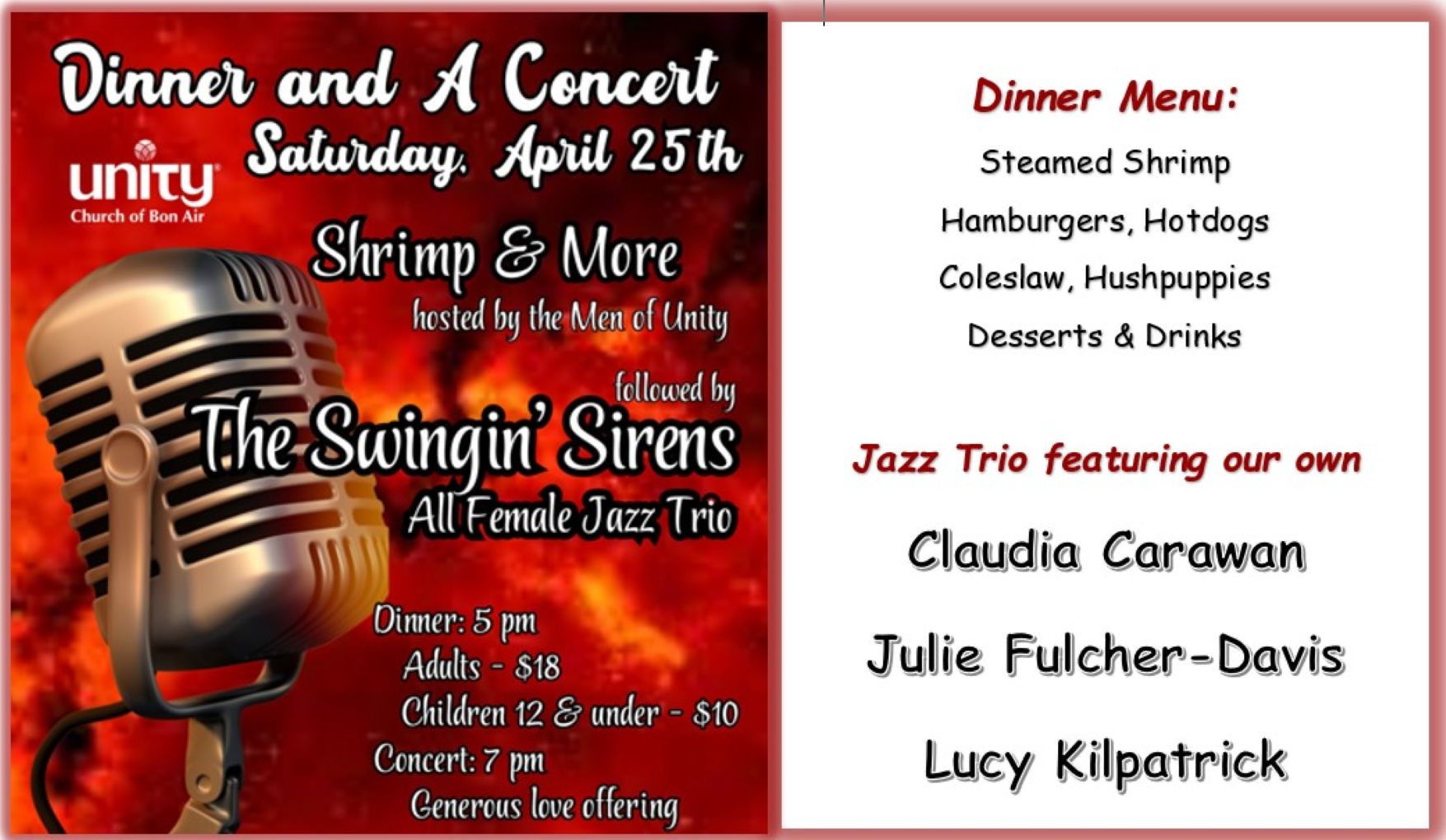 Dinner and a Concert