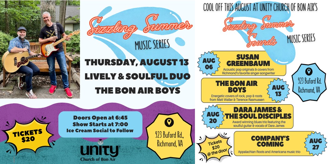 Sizzling Summer Music Series with The Bon Air Boys Music Concert