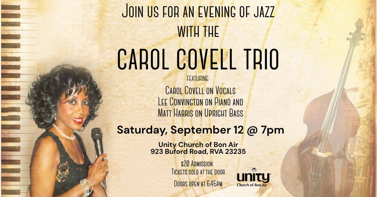Carol Covell Jazz Trio Concert Music Concert