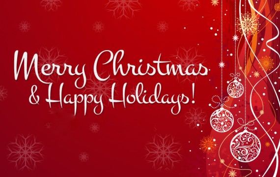 Merry Christmas and Happy Holidays!